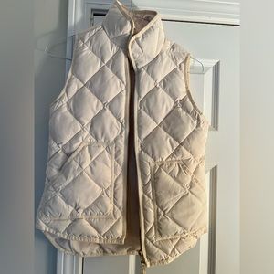 J Crew beige vest